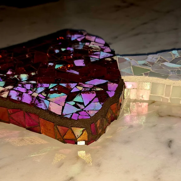 Irridescent Mosaic Mushroom Decor - Picture 5 of 15